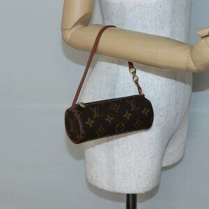 LOUIS VUITTON Monogram Papillon Pouch LV Auth 142325